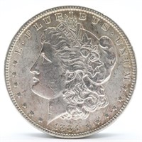 1884-P Morgan Silver Dollar - AU