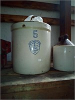 5 gal. UHL pottery crock