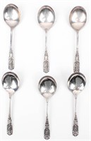 Sterling Silver Spoons ‘Milburn Rose’ Westmorland