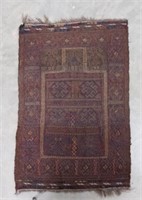 Turkish Prayer Rug, 2' 7"W, 4' 2"L