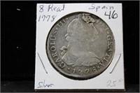 1778  Spain Silver Reale