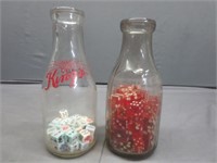 Dice - Gaming Dice In Milk Bottles