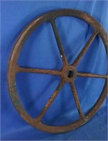vintage metal wheel 19"R