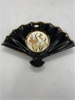 the art of chokin, decorative plate, fan dish,