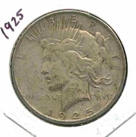 1925 Peace Silver Dollar