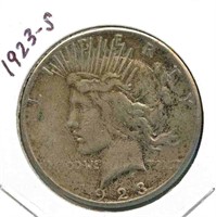 1923-S Peace Silver Dollar