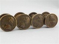 Set of 4-1820s Benjamin Franklin Drawer Pulls