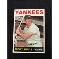 1964 Topps Mickey Mantle Few Light Creases