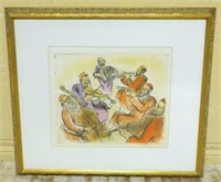 Ira Moskowitz Pencil Signed Lithograph.