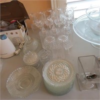 Large Lot of Wexford Glass