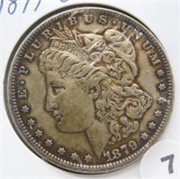1879-O Morgan Silver Dollar.