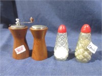 vintage sale and pepper shakers .