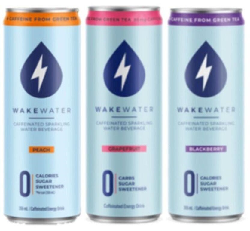 18-Pk WakeWater Energy Sparkling Water Variety