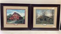 (2) Fr Kentucky Landmark Prints by Kenneth Shryock