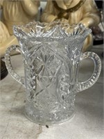 Lead crystal vase