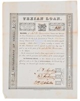 Stephen F. Austin Signed Texian Loan