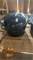 Vintage granite ware stock pot