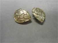 Gold tone clip on Earrings