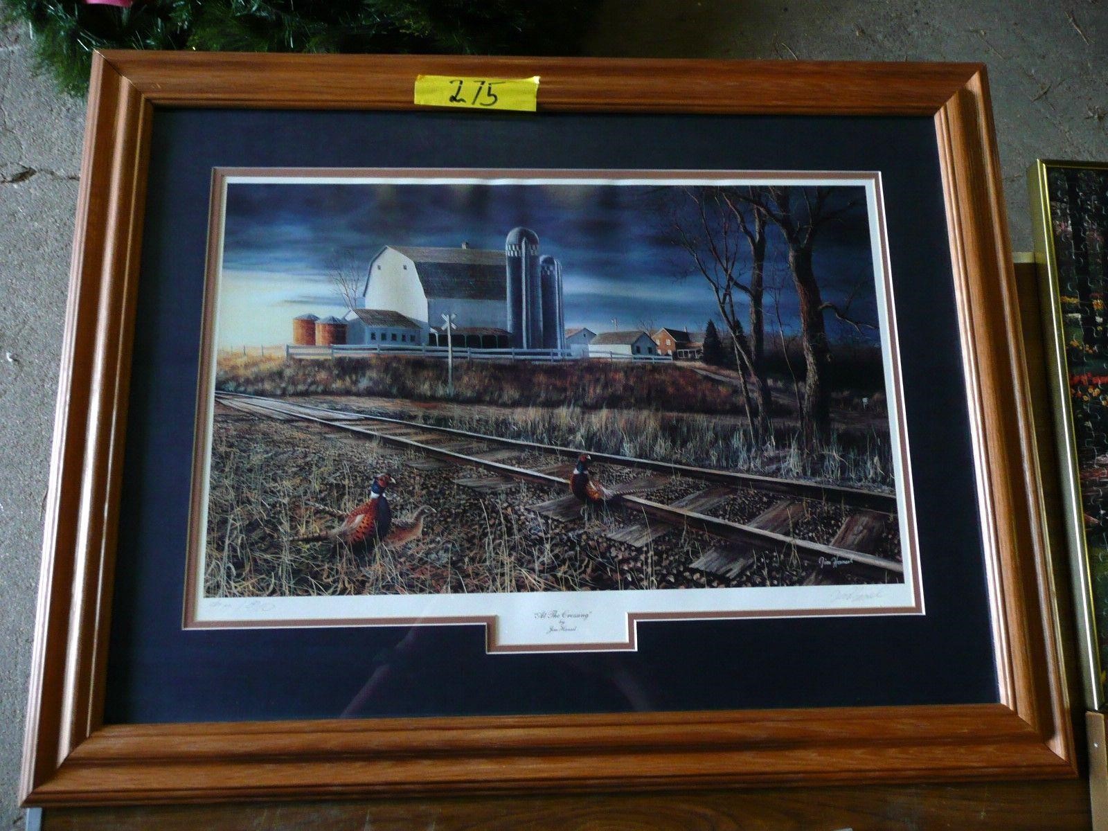 Jim Hansel Print, At The Crossing, 31x24.5