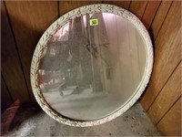 Round wall mirror