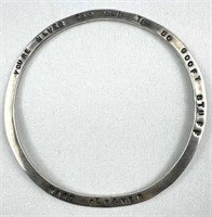 925 Silver "Never Too Old" Bracelet