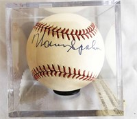 Warren Spahn Autographed Baseball 1993 Sealed &
