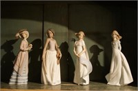 4 Lladro Nao Figures