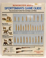 Vintage SST Winchester Sportsman's Guide Adv Sign