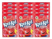 KOOL-AID CHERRY Unsweetened Drink Mix (12 Packets)