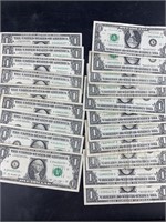 20 Assorted $1 Star notes