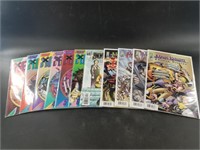 Lot with 4 Mage Knight issues and 7 issues of Xeno