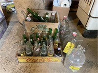 7Up Bottles, Old Bottles, Crate