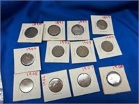 12 Indian Head Cents