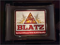 Blatz light-up sign.