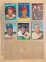 (6) RICHIE ASHBURN CARDS