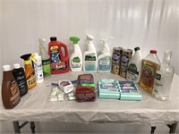 Household cleaning products lot