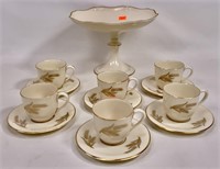 Lenox cake stand - 8" dia., 6 cups and saucers.