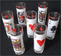 CARD SHOT GLASSES