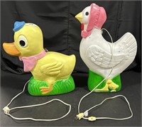 Easter Duck & Goose Blow Mold.