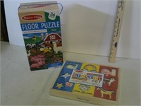 New in Box Mellissa and Doug puzzle & stencil kit