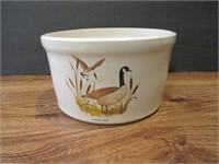 Canadian Geese Stoneware Crock