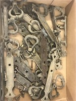 Lot of drawer pulls and hardware.