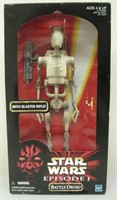 NIB Star Wars Battle Droid With Blaster Rifle