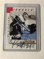 Felix Potvin BAP Autographed Hockey Card