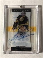 Gerry Cheevers Autographed Hockey Card