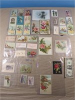 Big Lot Of Victorian Trade/Calling Cards, Etc. In