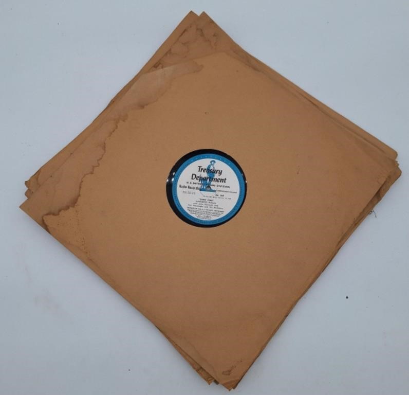(H) 9 78RPM Albums released from the Navy 'The