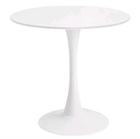 Roomnhome 39'' scratchproof Black Round Table