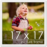 17x17 White Solid Pine Wood Frame