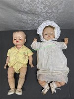 2 dolls: A skippy doll, one unmarked doll